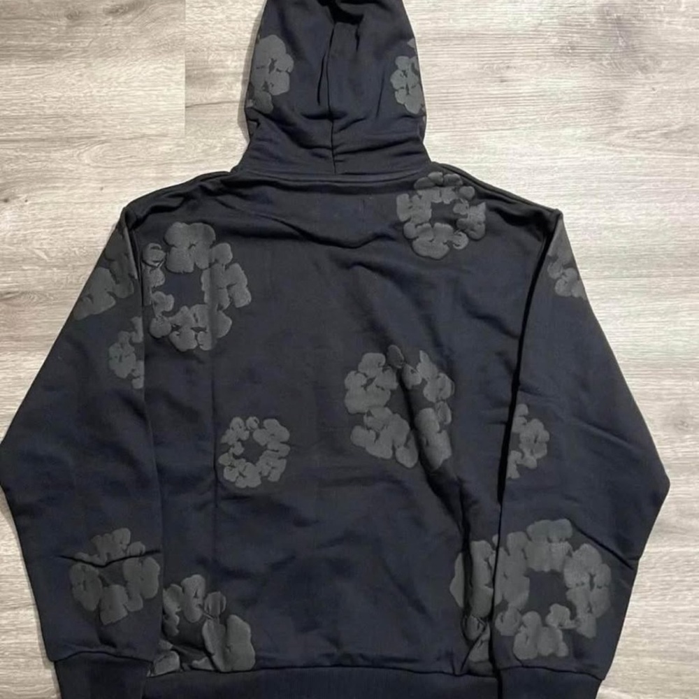 Black denim tears hoodie